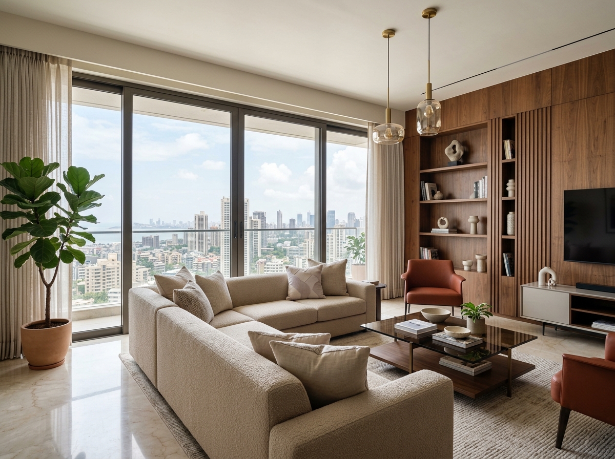 Premium apartment living room interior